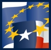Center for European Studies logo European flag circle of stars over a Texan flag