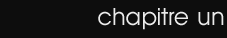 chapitre un