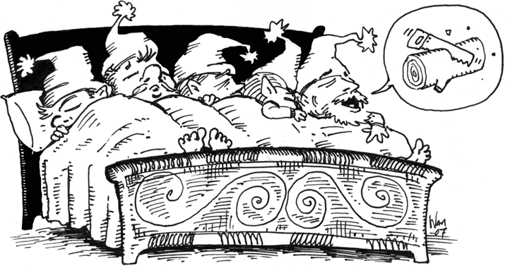 Dwarves sleeping